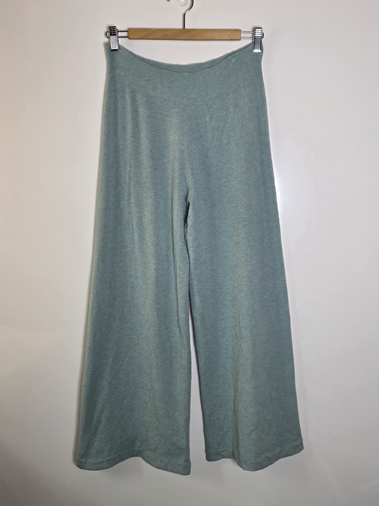 Jaki London Pants - Jaki London Kaia Light Aqua Sweater pants Soft fine knit pull on sweater pants